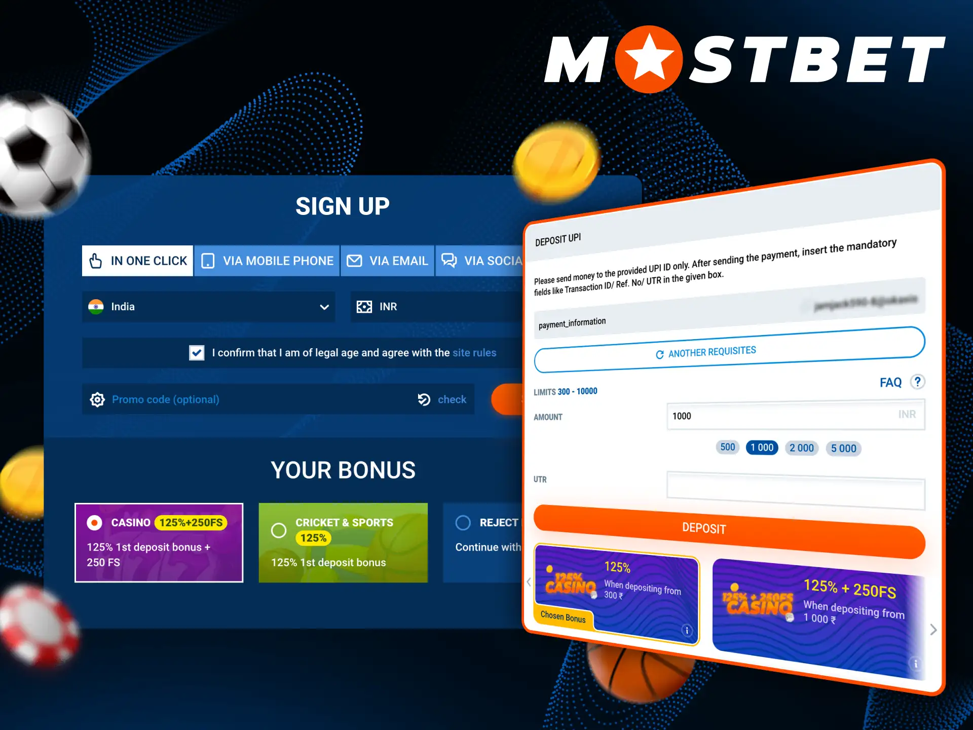 Follow the instructions to start playing Mostbet slot games.