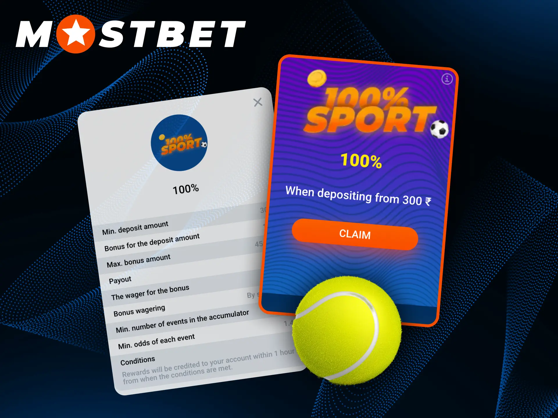 Increase your balance with Mostbet generous welcome bonus.