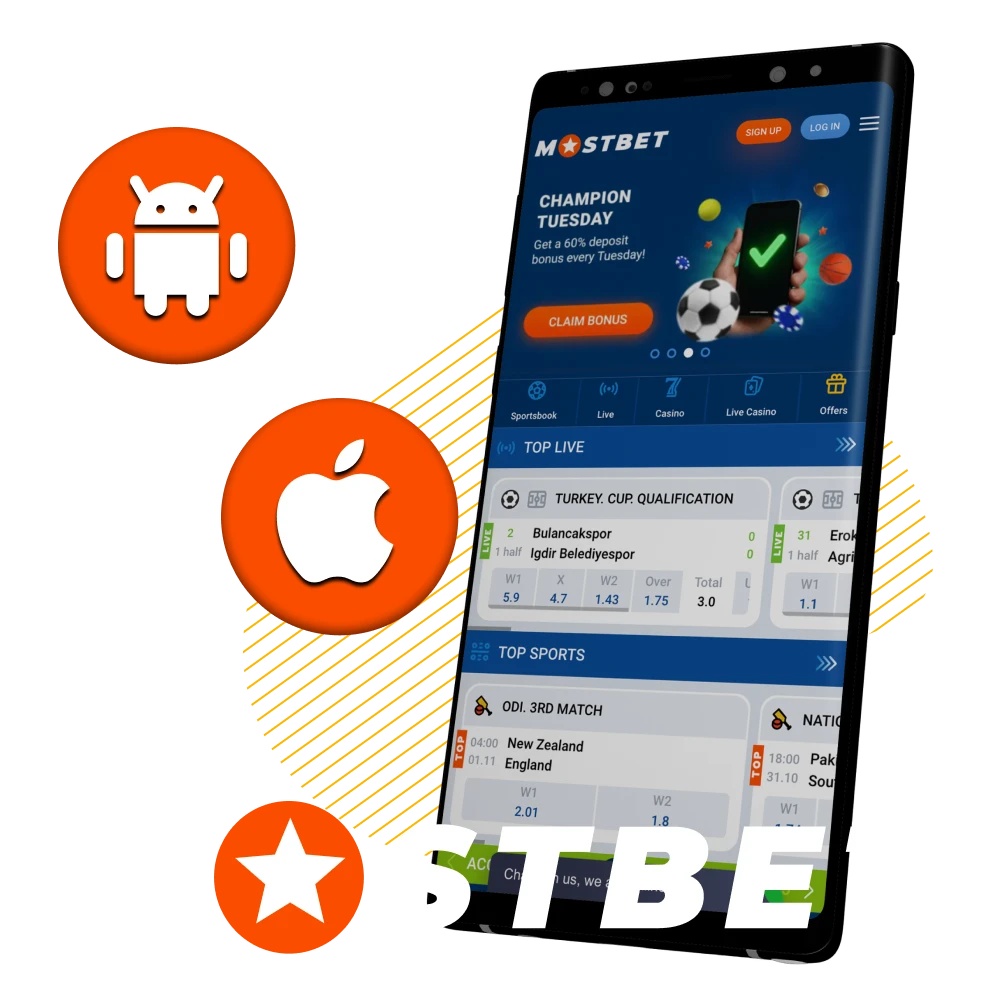 Download Mostbet app for Android APK and iOS; UPI, PhonePe, GPay, PayTM; 125% bonus up to ₹34,000 + 250 free spins