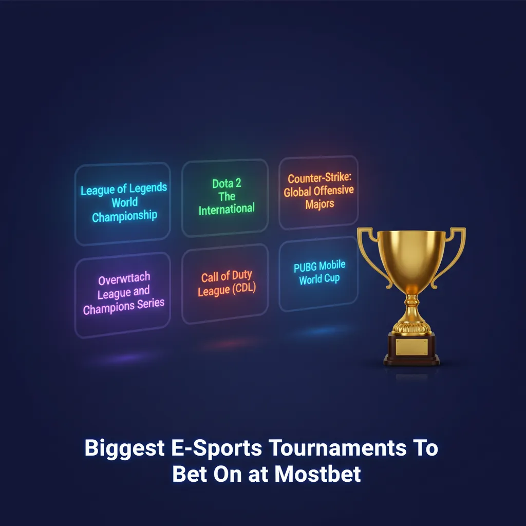 Mostbet esports betting calendar listing top tournaments for Dota 2, CS2, LoL, Valorant, SC2, MLBB, and R6 Siege.
