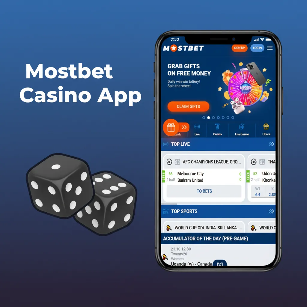 Mostbet Casino app screen showing slots, tables, live dealer, promos, and providers like Pragmatic Play, NetEnt, Play'n GO.