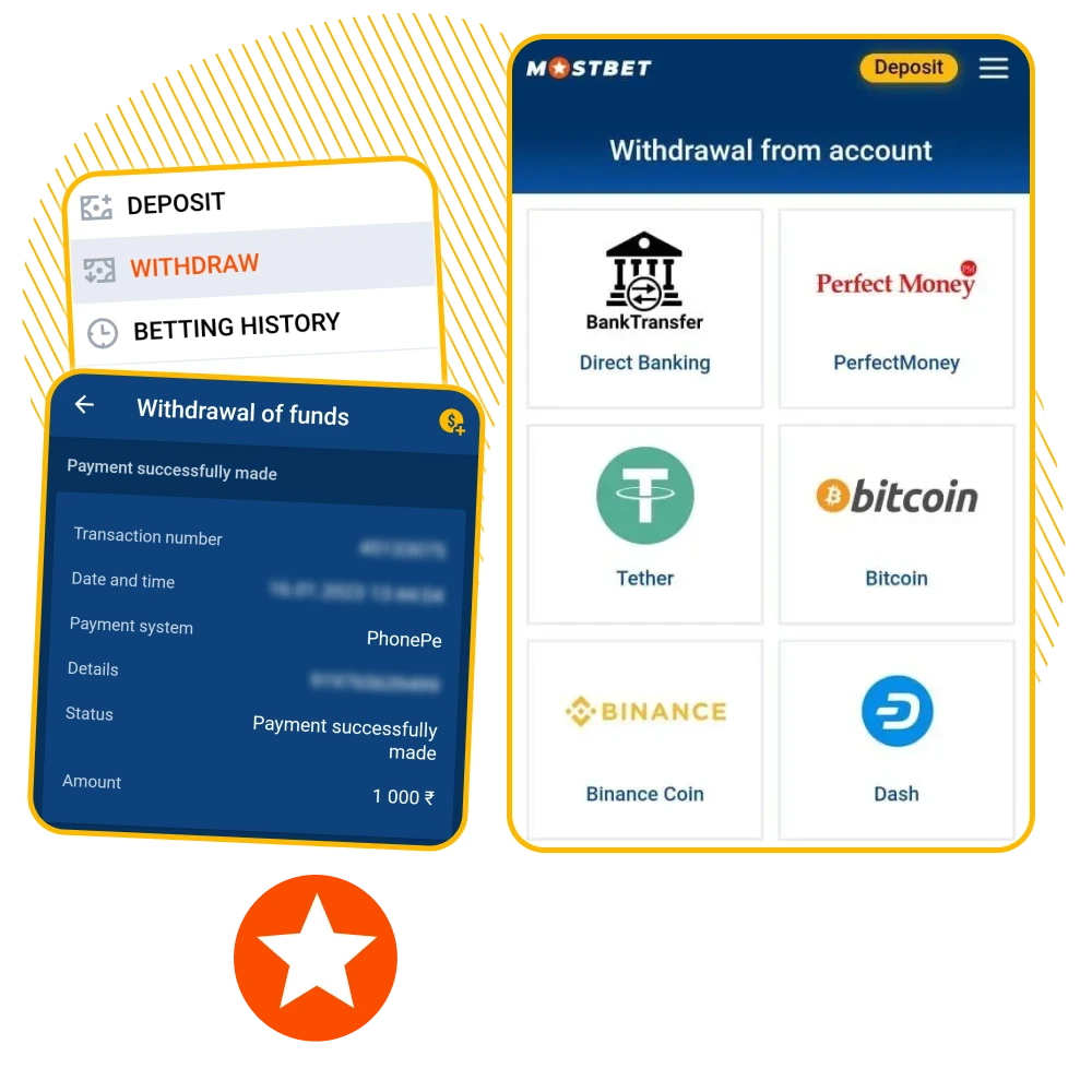 Mostbet India withdrawal methods: UPI ID, PhonePe, Google Pay, Paytm; limits ₹1,000–₹1,00,000; bonus ₹34,000 + 250 FS.